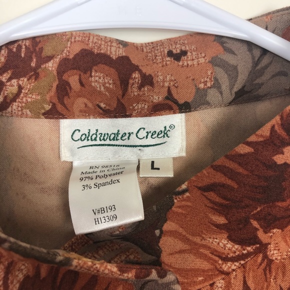 Coldwater Creek Floral Button Up Jacket - Picture 6 of 6